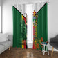 Zimbabwe Heroes' Day Window Curtain Nyika yeZimbabwe Monument - Coat Of Arms - African Pride