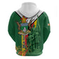 Personalized Zimbabwe Heroes' Day Zip Hoodie Nyika yeZimbabwe Monument - Coat Of Arms - African Pride