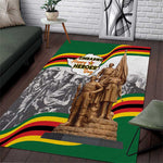 Happy Heroes Day Zimbabwe Area Rug Unity Freedom Work - African Pride