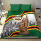 Happy Heroes Day Zimbabwe Bedding Set Unity Freedom Work - African Pride