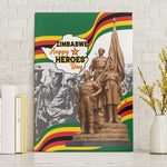 Happy Heroes Day Zimbabwe Canvas Wall Art Unity Freedom Work - African Pride