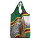 Happy Heroes Day Zimbabwe Grocery Bag Unity Freedom Work - African Pride