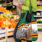 Happy Heroes Day Zimbabwe Grocery Bag Unity Freedom Work - African Pride