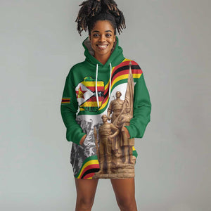 Happy Heroes Day Zimbabwe Hoodie Dress Unity Freedom Work - African Pride