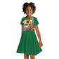 Happy Heroes Day Zimbabwe Kid Short Sleeve Dress Unity Freedom Work - African Pride
