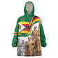 Happy Heroes Day Zimbabwe Kid Wearable Blanket Hoodie Unity Freedom Work - African Pride