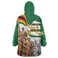 Happy Heroes Day Zimbabwe Kid Wearable Blanket Hoodie Unity Freedom Work - African Pride