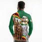Happy Heroes Day Zimbabwe Long Sleeve Polo Shirt Unity Freedom Work - African Pride