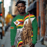 Happy Heroes Day Zimbabwe Long Sleeve Shirt Unity Freedom Work - African Pride
