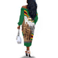 Happy Heroes Day Zimbabwe Off The Shoulder Long Sleeve Dress Unity Freedom Work - African Pride