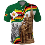 Happy Heroes Day Zimbabwe Polo Shirt Unity Freedom Work - African Pride