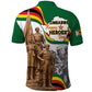Happy Heroes Day Zimbabwe Polo Shirt Unity Freedom Work - African Pride