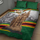 Happy Heroes Day Zimbabwe Quilt Bed Set Unity Freedom Work - African Pride