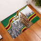 Happy Heroes Day Zimbabwe Rubber Doormat Unity Freedom Work - African Pride