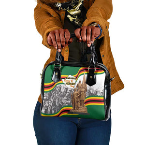 Happy Heroes Day Zimbabwe Shoulder Handbag Unity Freedom Work - African Pride