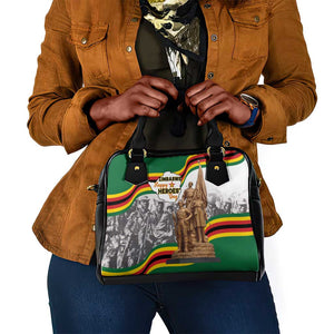 Happy Heroes Day Zimbabwe Shoulder Handbag Unity Freedom Work - African Pride