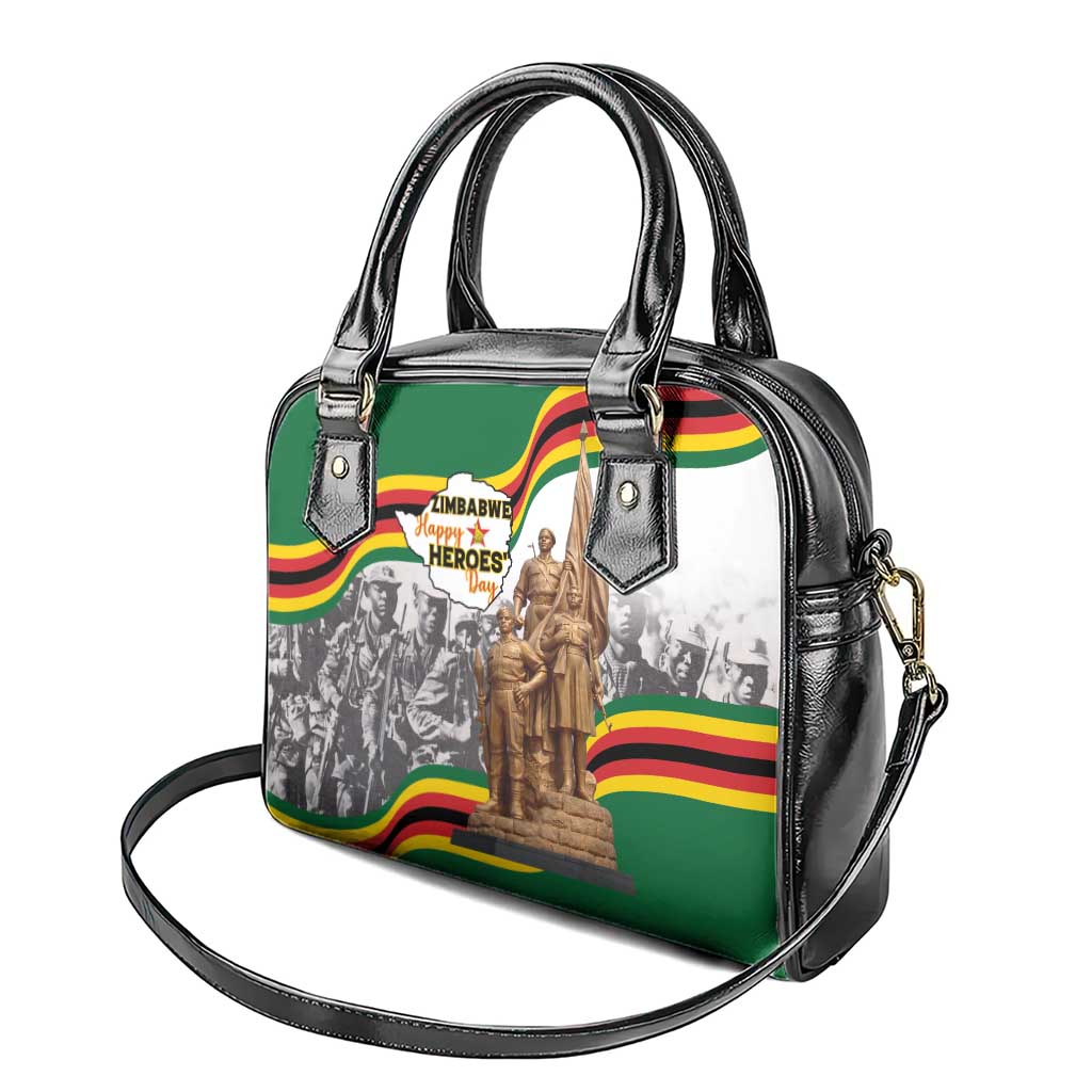 Happy Heroes Day Zimbabwe Shoulder Handbag Unity Freedom Work - African Pride