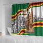 Happy Heroes Day Zimbabwe Shower Curtain Unity Freedom Work - African Pride