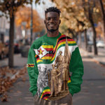 Happy Heroes Day Zimbabwe Sweatshirt Unity Freedom Work - African Pride