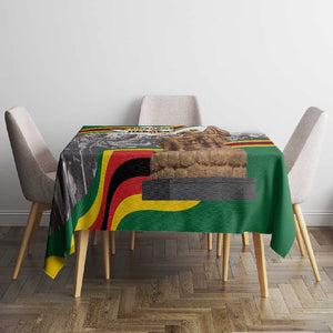 Happy Heroes Day Zimbabwe Tablecloth Unity Freedom Work - African Pride