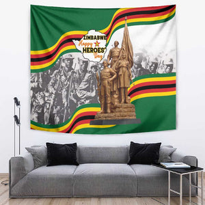 Happy Heroes Day Zimbabwe Tapestry Unity Freedom Work - African Pride