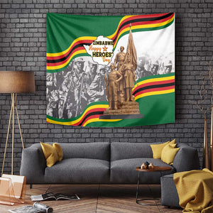 Happy Heroes Day Zimbabwe Tapestry Unity Freedom Work - African Pride