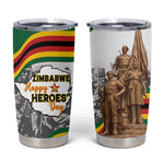 Happy Heroes Day Zimbabwe Tumbler Cup Unity Freedom Work - African Pride