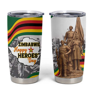 Happy Heroes Day Zimbabwe Tumbler Cup Unity Freedom Work - African Pride