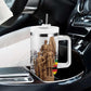 Happy Heroes Day Zimbabwe Tumbler With Handle Unity Freedom Work - African Pride