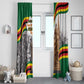 Happy Heroes Day Zimbabwe Window Curtain Unity Freedom Work - African Pride