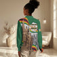 Happy Heroes Day Zimbabwe Women Casual Shirt Unity Freedom Work - African Pride