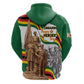 Happy Heroes Day Zimbabwe Zip Hoodie Unity Freedom Work - African Pride