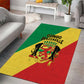 Republique du Congo Area Rug Coat Of Arms African Pattern - African Pride