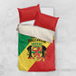 Republique du Congo Bedding Set Coat Of Arms African Pattern - African Pride