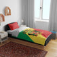 Republique du Congo Bedding Set Coat Of Arms African Pattern - African Pride