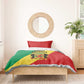 Republique du Congo Bedding Set Coat Of Arms African Pattern - African Pride