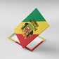Republique du Congo Canvas Wall Art Coat Of Arms African Pattern - African Pride