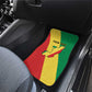 Republique du Congo Car Mats Coat Of Arms African Pattern - African Pride
