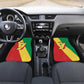 Republique du Congo Car Mats Coat Of Arms African Pattern - African Pride
