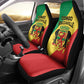 Republique du Congo Car Seat Cover Coat Of Arms African Pattern - African Pride