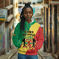 Personalized Republique du Congo Hoodie Coat Of Arms African Pattern - African Pride