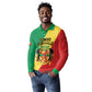 Personalized Republique du Congo Long Sleeve Polo Shirt Coat Of Arms African Pattern - African Pride