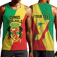 Personalized Republique du Congo Men Tank Top Coat Of Arms African Pattern - African Pride
