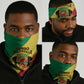 Republique du Congo Neck Gaiter Coat Of Arms African Pattern LT15