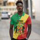 Personalized Republique du Congo Polo Shirt Coat Of Arms African Pattern - African Pride