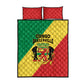 Republique du Congo Quilt Bed Set Coat Of Arms African Pattern - African Pride