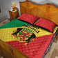Republique du Congo Quilt Bed Set Coat Of Arms African Pattern - African Pride
