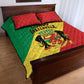 Republique du Congo Quilt Bed Set Coat Of Arms African Pattern - African Pride