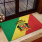 Republique du Congo Rubber Doormat Coat Of Arms African Pattern - African Pride
