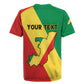 Personalized Republique du Congo Rugby Jersey Coat Of Arms African Pattern - African Pride